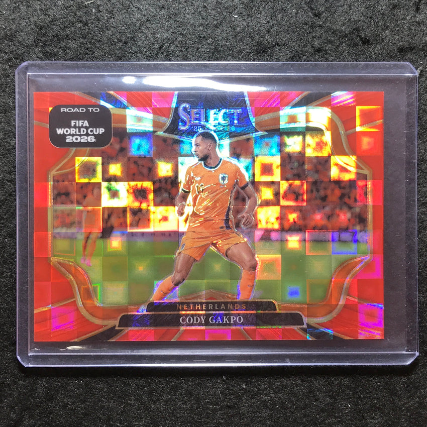 2025-26 Select Road to World Cup CODY GAKPO Field Level Red Pandora #241