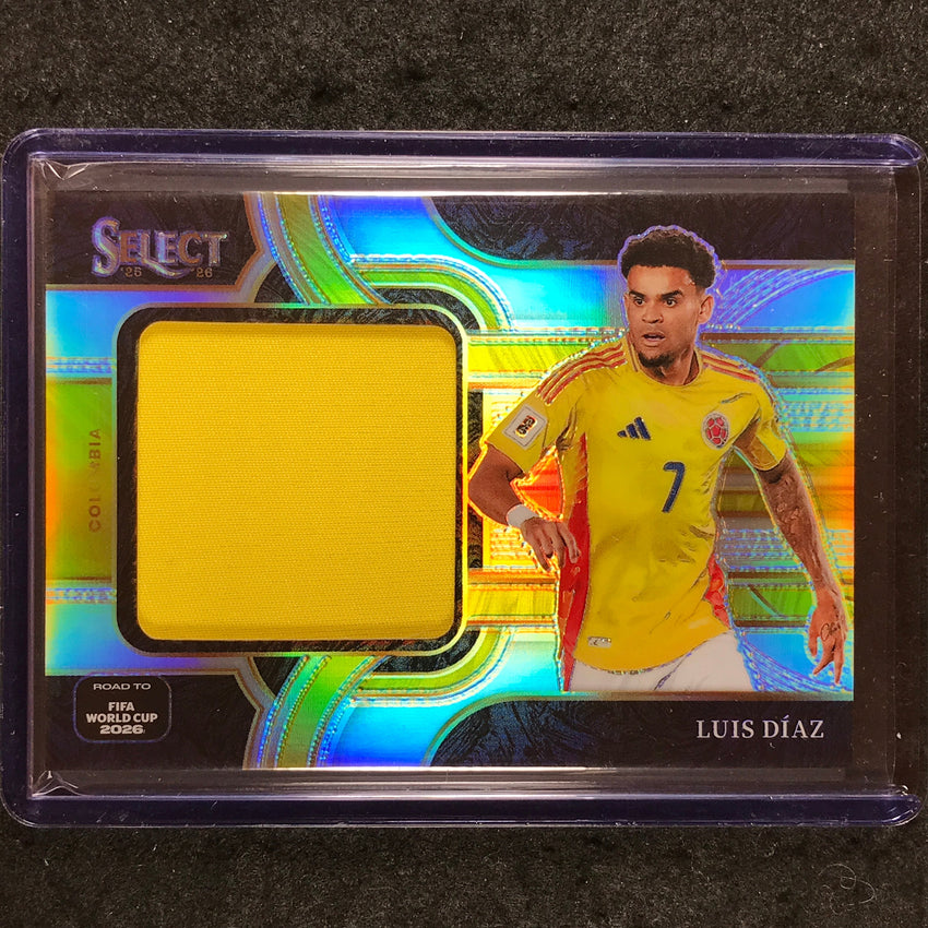 2025-26 Select Road to World Cup LUIS DIAZ Jumbo Swatches Jersey Relic #JS-LDZ