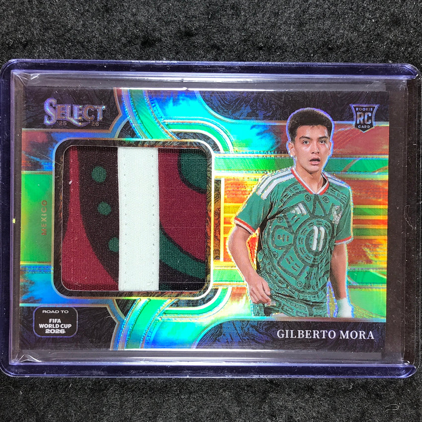 2025-26 Select Road to World Cup GILBERTO MORA Jumbo Swatches Rookie Patch 5/25