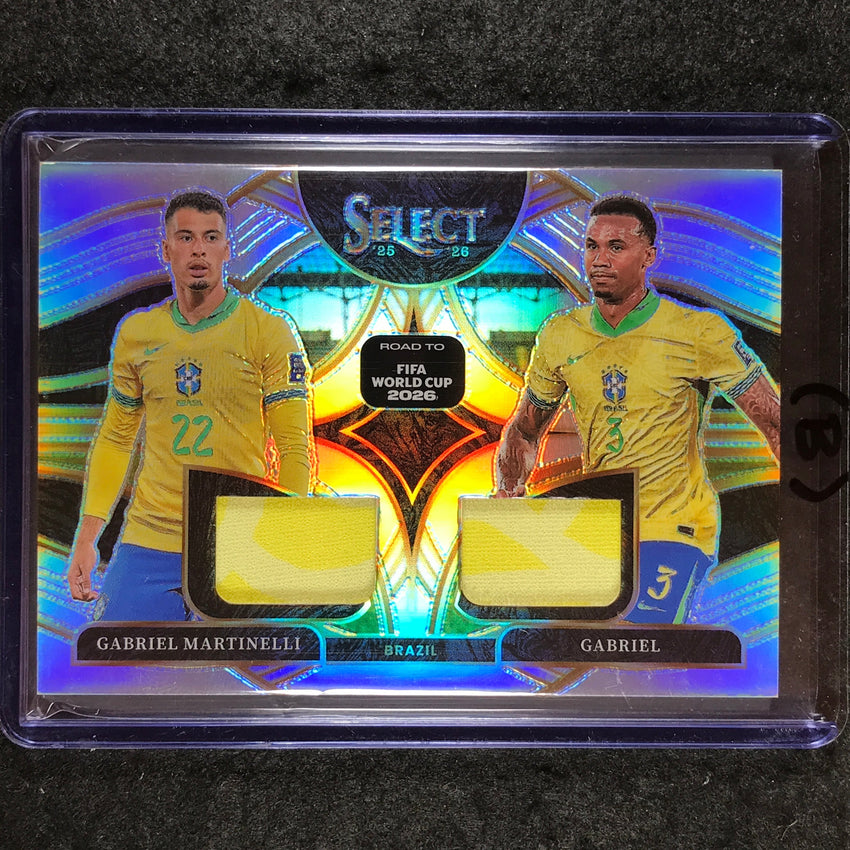 2025-26 Select Road to World Cup MARTINELLI GABRIEL Dual Swatches Relic #BRA (B)