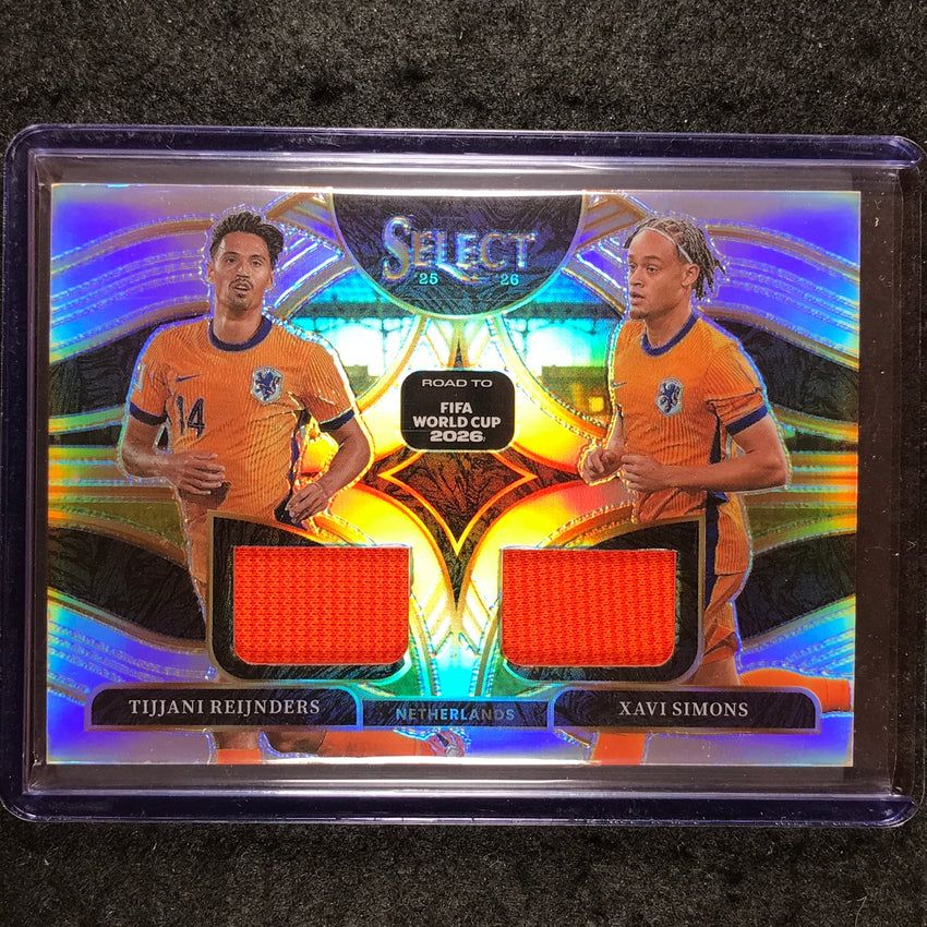 2025-26 Select Road to World Cup REIJNDERS SIMONS Dual Swatches Jersey #DS-NED