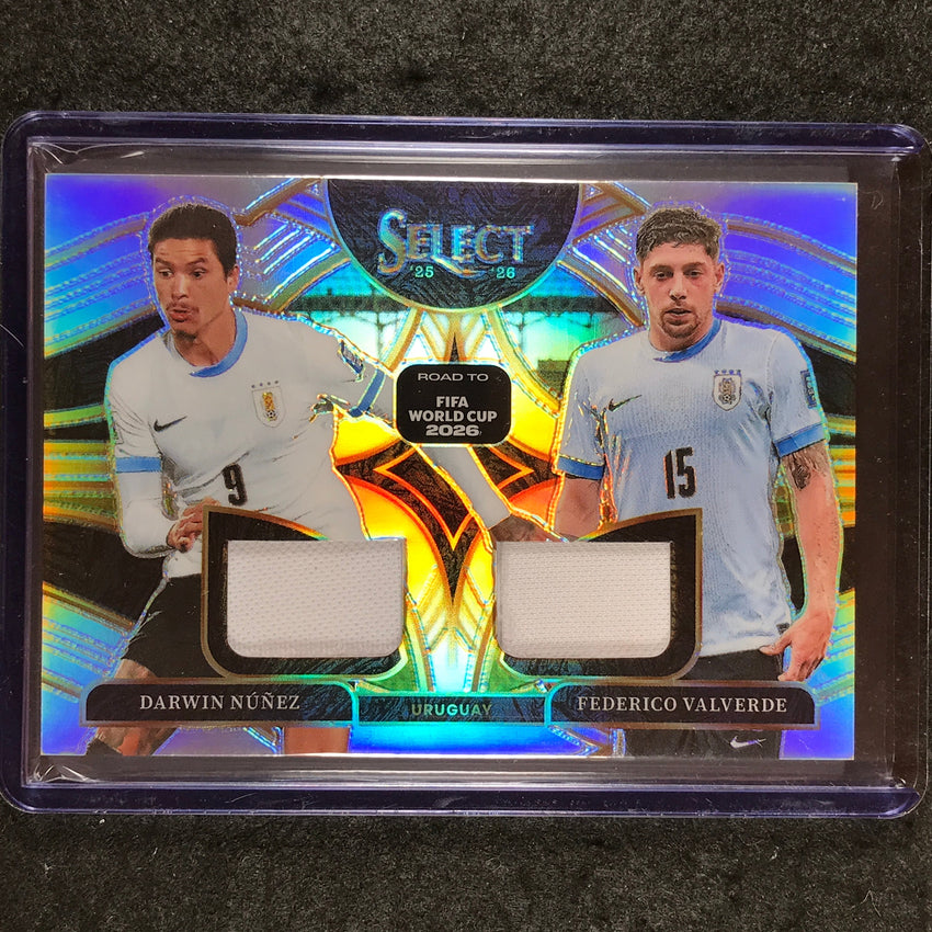 2025-26 Select Road to World Cup NUNEZ VALVERDE Dual Swatches Jersey #DS-URU