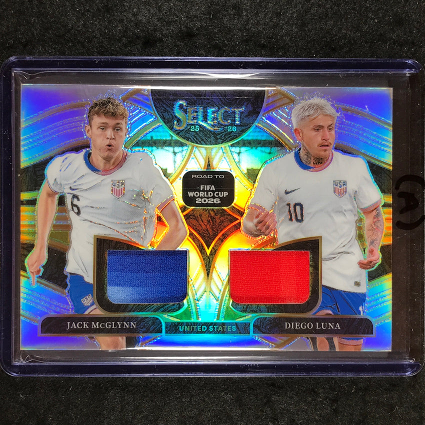 2025-26 Select Road to World Cup MCGLYNN LUNA Dual Swatches Jersey #DS-USA (A)