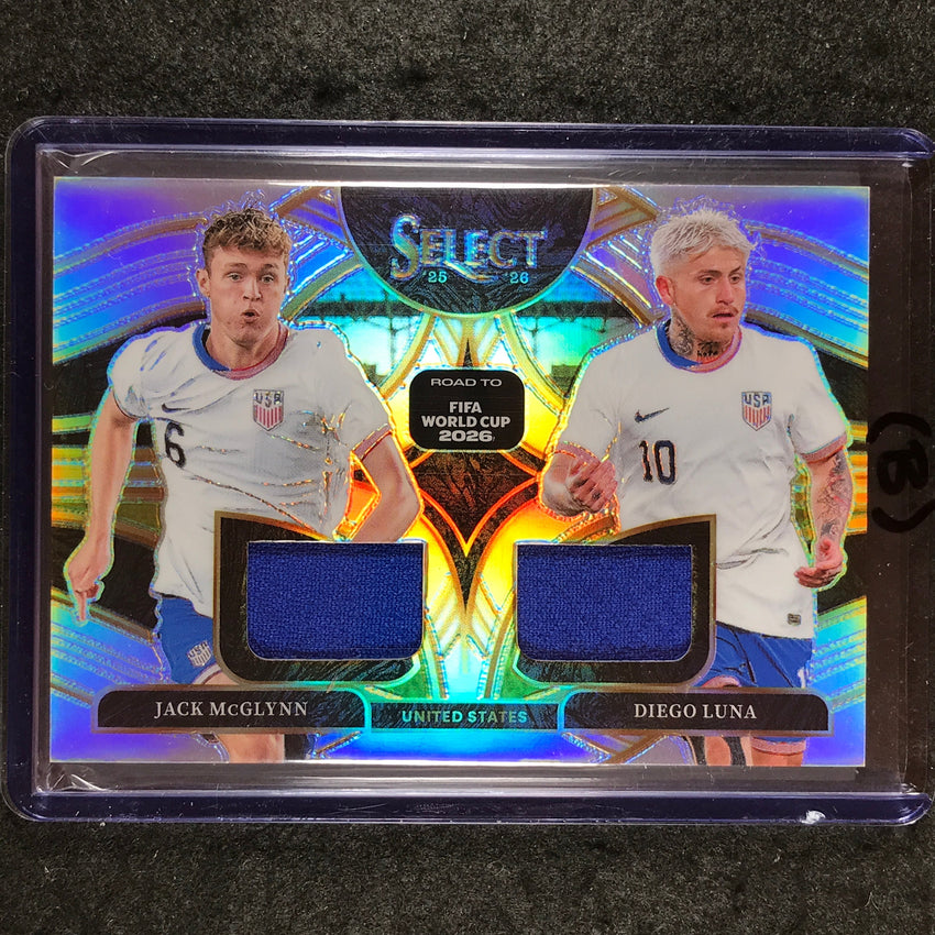 2025-26 Select Road to World Cup MCGLYNN LUNA Dual Swatches Jersey #DS-USA (B)