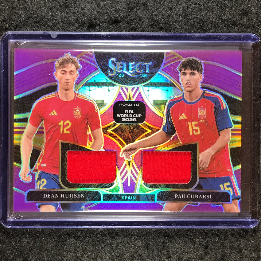 2025-26 Select Road to World Cup HUIJSEN CUBARSI Dual Swatches Purple 53/99