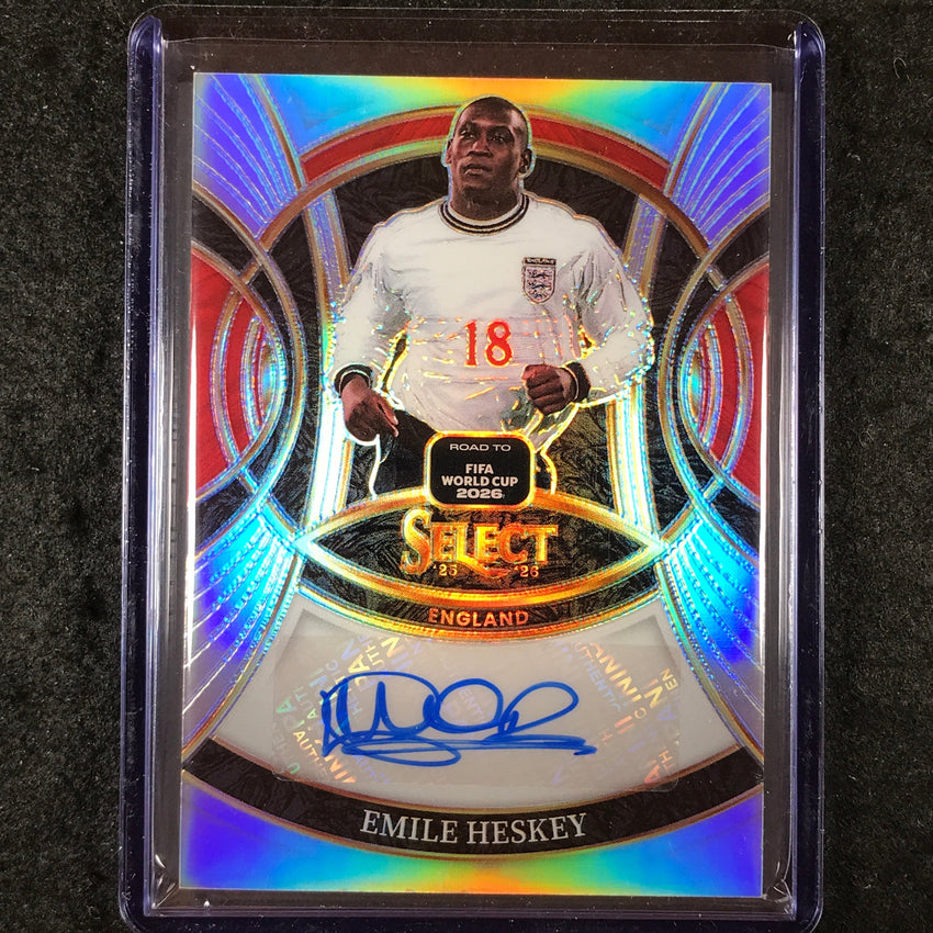 2025-26 Select Road to World Cup EMILE HESKEY Signatures Auto #S-EH