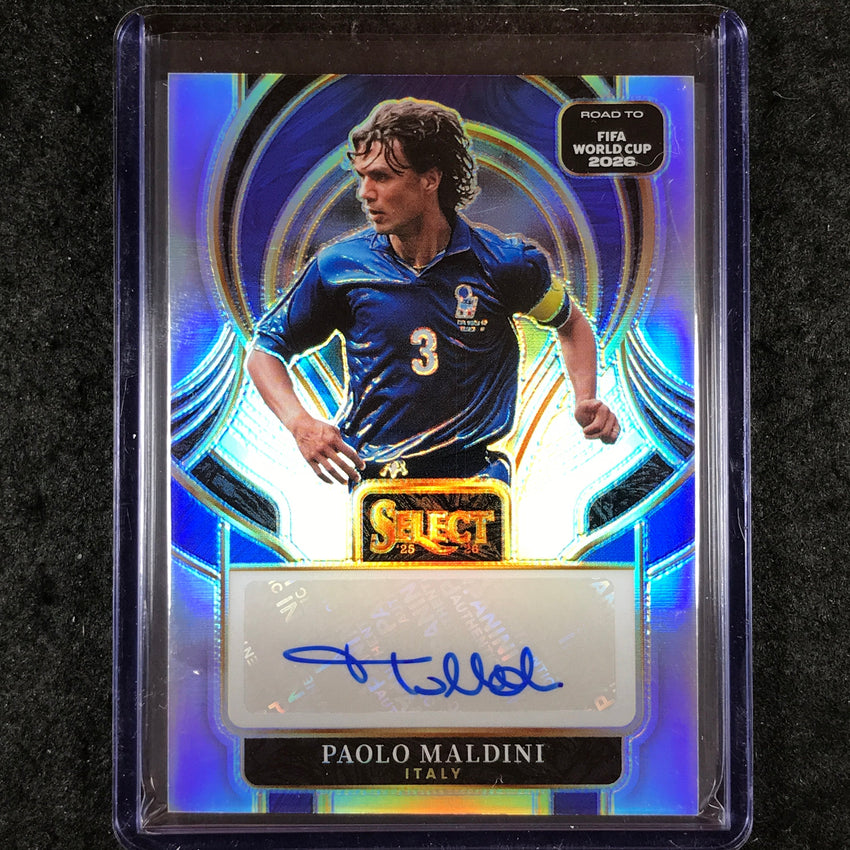 2025-26 Select Road to World Cup PAOLO MALDINI Select Signatures Auto #SE-PM