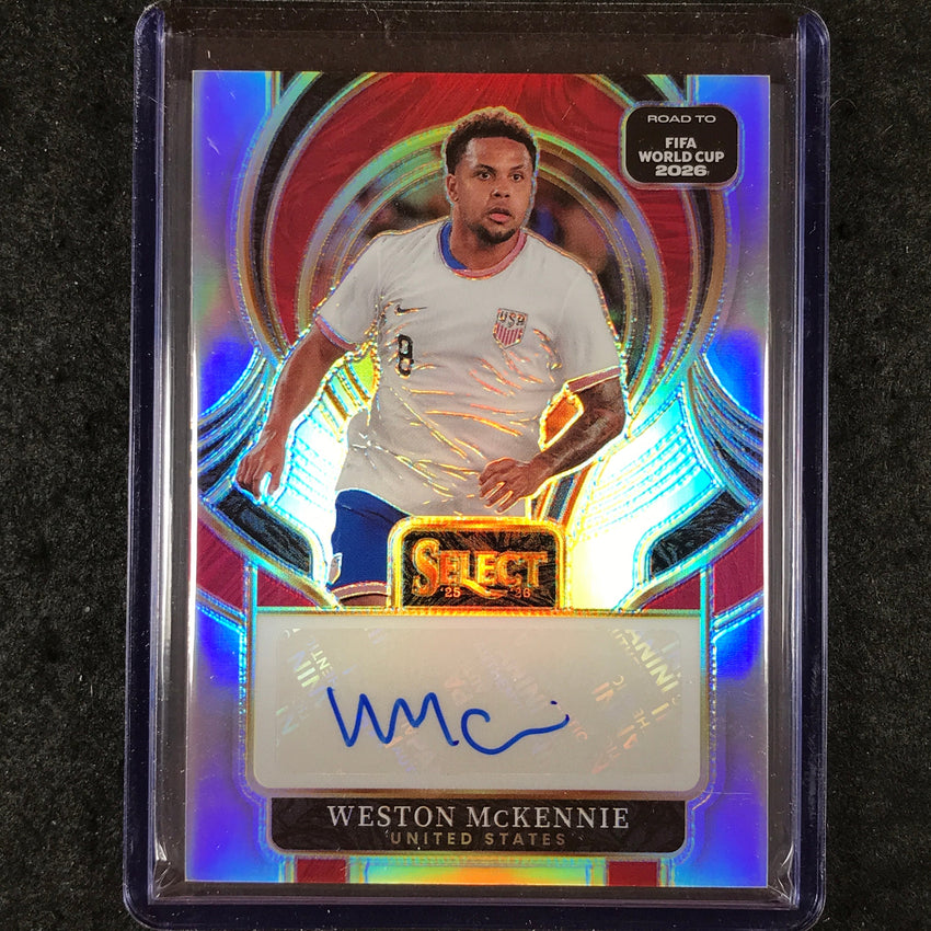 2025-26 Select Road to World Cup WESTON MCKENNIE Select Signatures Auto #SE-WM