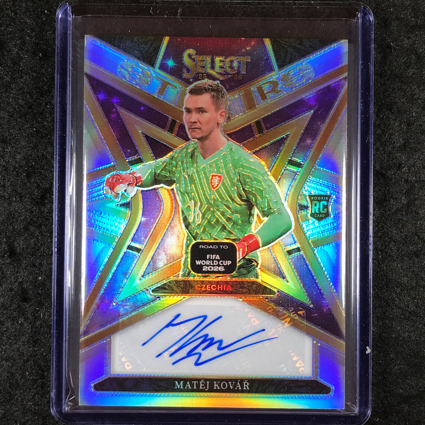 2025-26 Select Road to World Cup MATEJ KOVAR Stars Rookie Auto #ST-MK