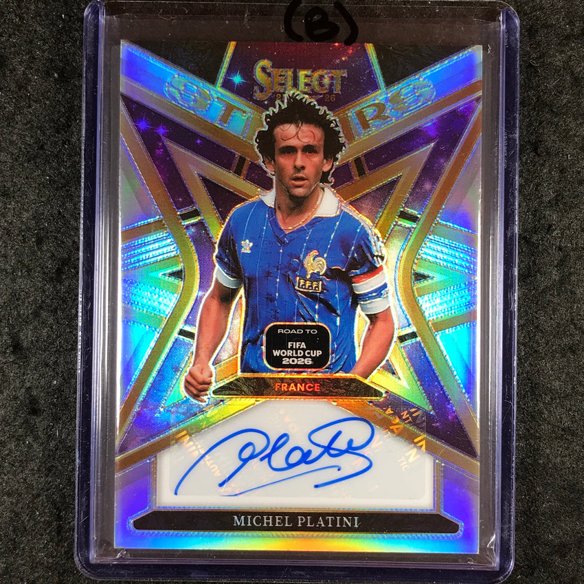 2025-26 Select Road to World Cup MICHEL PLATINI Stars Auto #ST-MP (B)