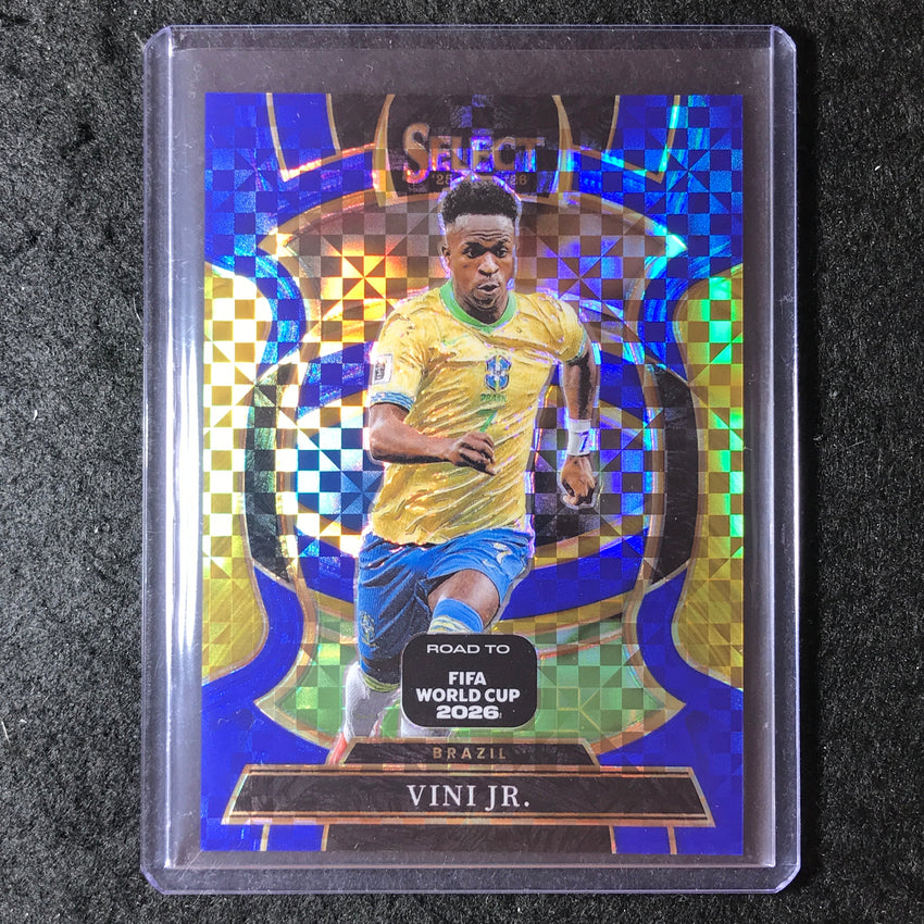 2025-26 Select Road to World Cup VINI JR. Terrace Blue Checker #99