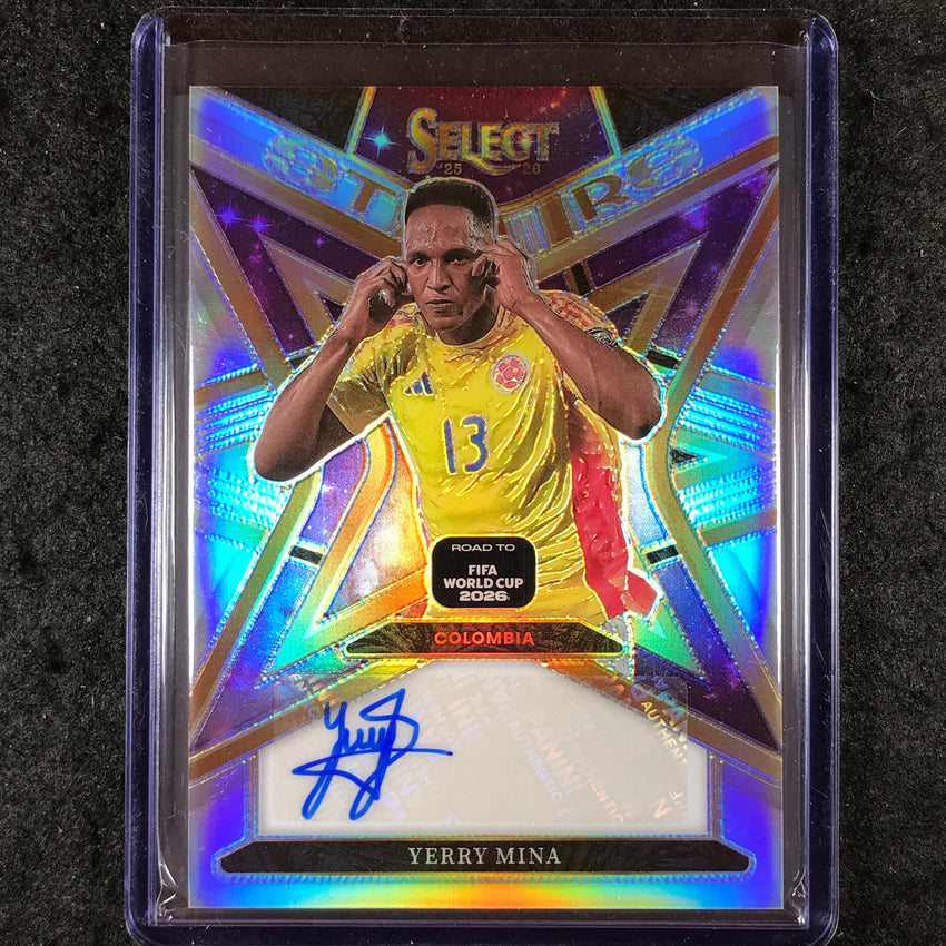 2025-26 Select Road to World Cup YERRY MINA Stars Auto #ST-YM
