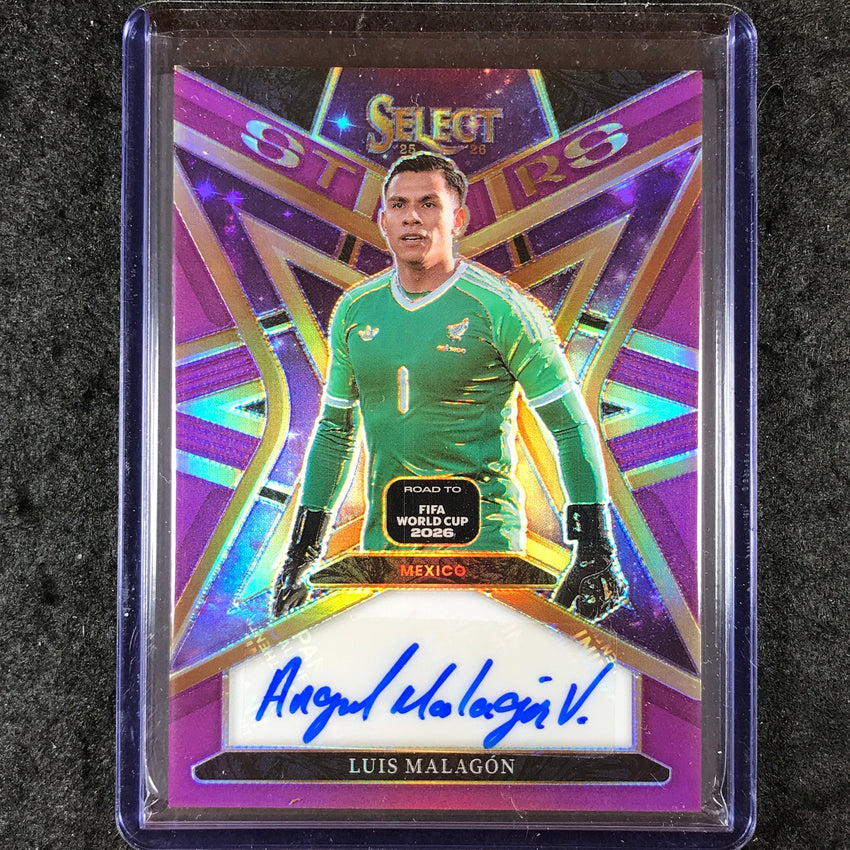 2025-26 Select Road to World Cup LUIS MALAGON Stars Auto Purple 42/99