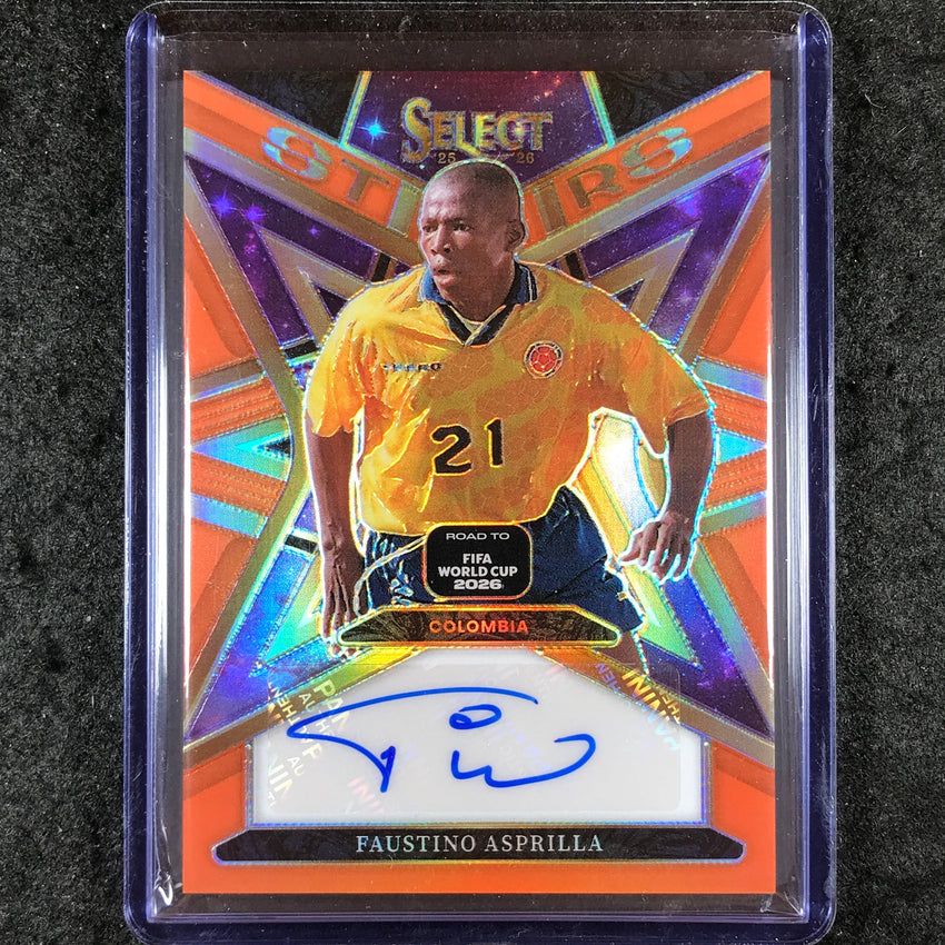 2025-26 Select Road to World Cup FAUSTINO ASPRILLA Stars Auto Orange 39/49