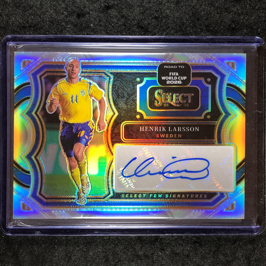 2025-26 Select Road to World Cup HENRIK LARSSON Select Few Auto #SF-HL