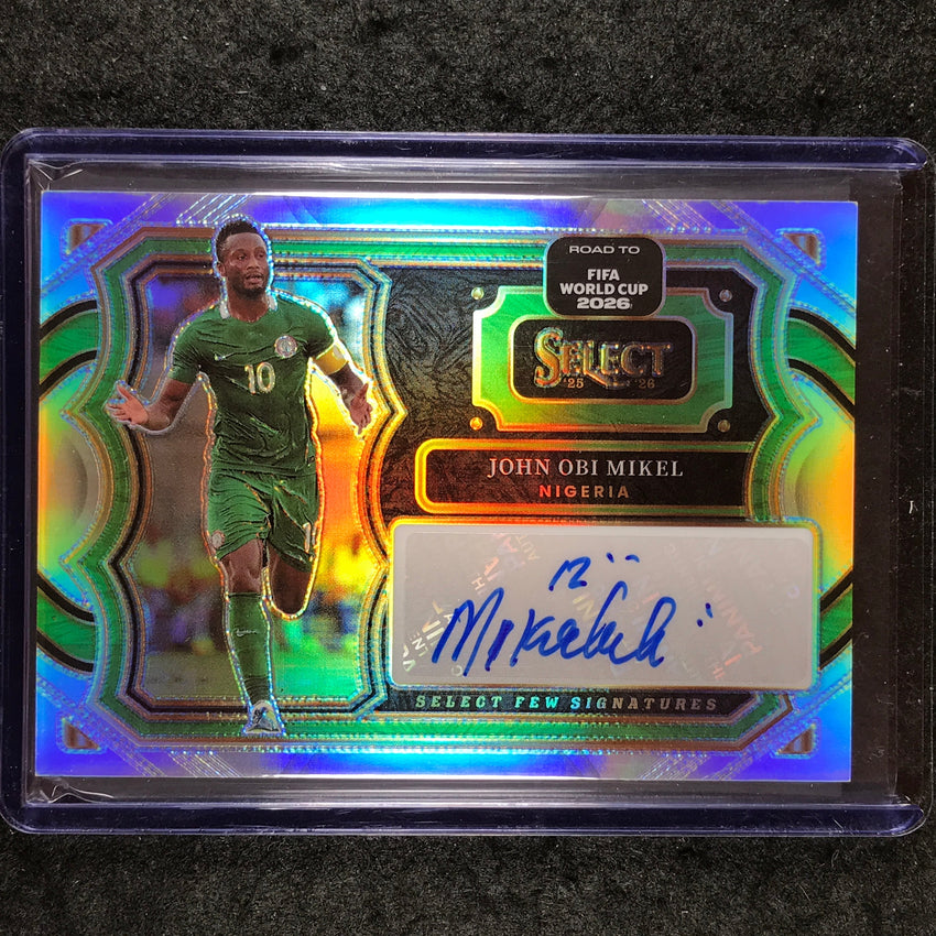 2025-26 Select Road to World Cup JOHN OBI MIKEL Select Few Auto #SF-JOM