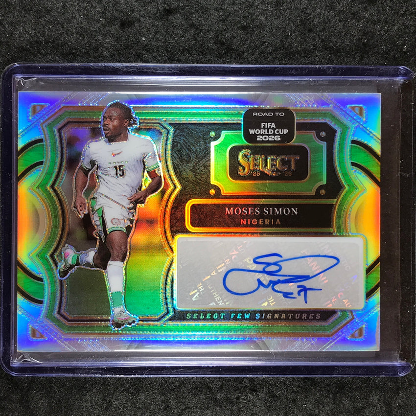 2025-26 Select Road to World Cup MOSES SIMON Select Few Auto #SF-MS