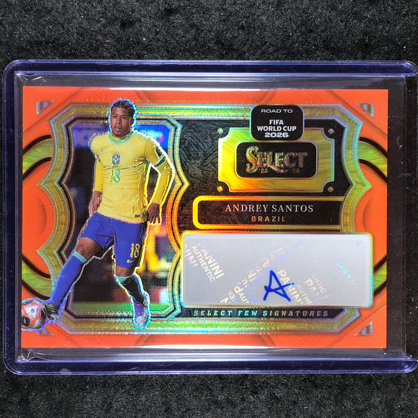 2025-26 Select Road to World Cup ANDREY SANTOS Select Few Auto Orange 16/49