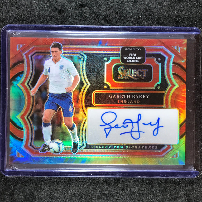 2025-26 Select Road to World Cup GARETH BARRY Select Few Auto Tie-Dye 1/25
