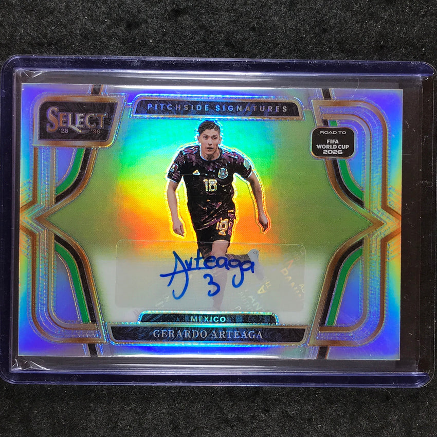 2025-26 Select Road to World Cup GERARDO ARTEAGA Pitchside Auto #PS-GA