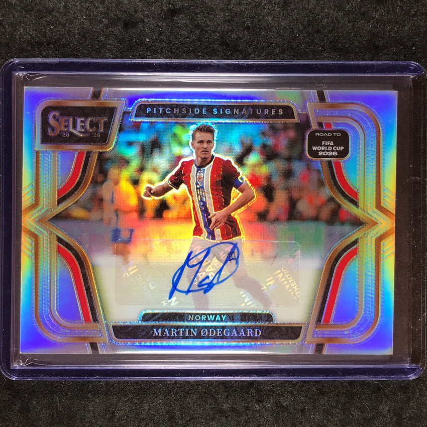 2025-26 Select Road to World Cup MARTIN ODEGAARD Pitchside Auto #PS-MO