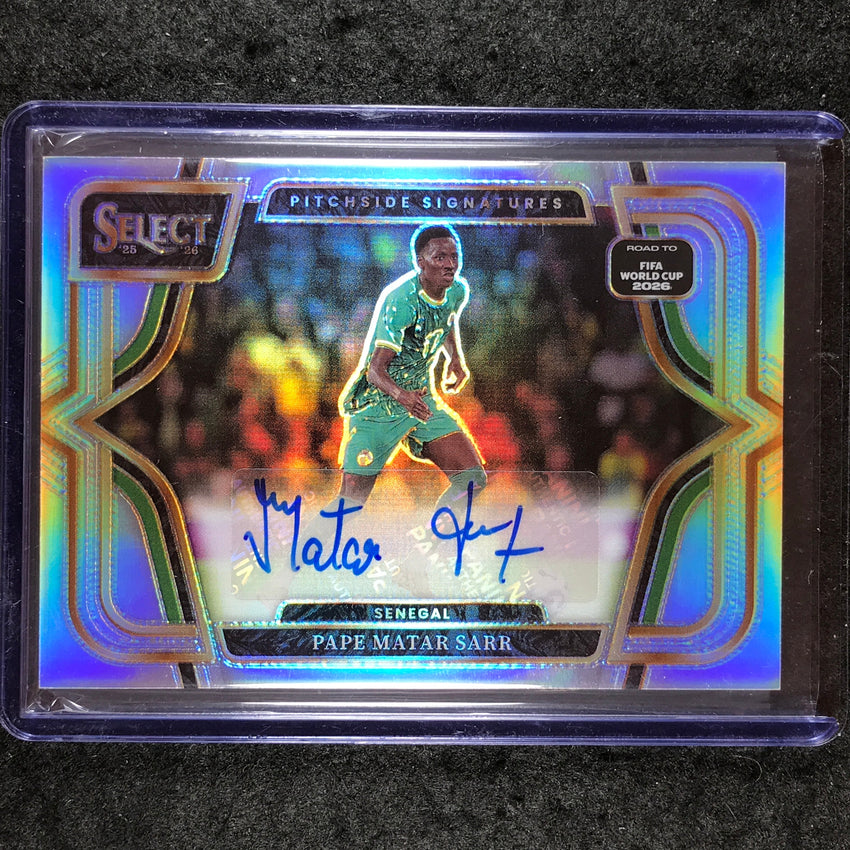 2025-26 Select Road to World Cup PAPE MATAR SARR Pitchside Auto #PS-MPS