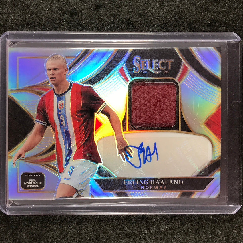 2025-26 Select Road to World Cup ERLING HAALAND Autographed Memorabilia #AM-EH
