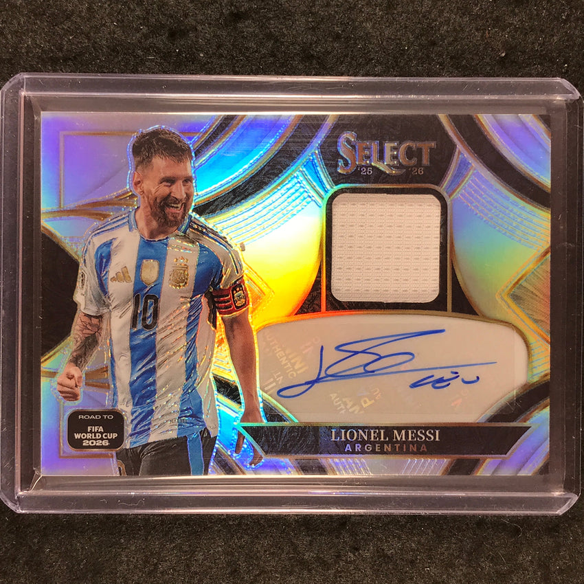 2025-26 Select Road to World Cup LIONEL MESSI Autographed Memorabilia #AM-LM