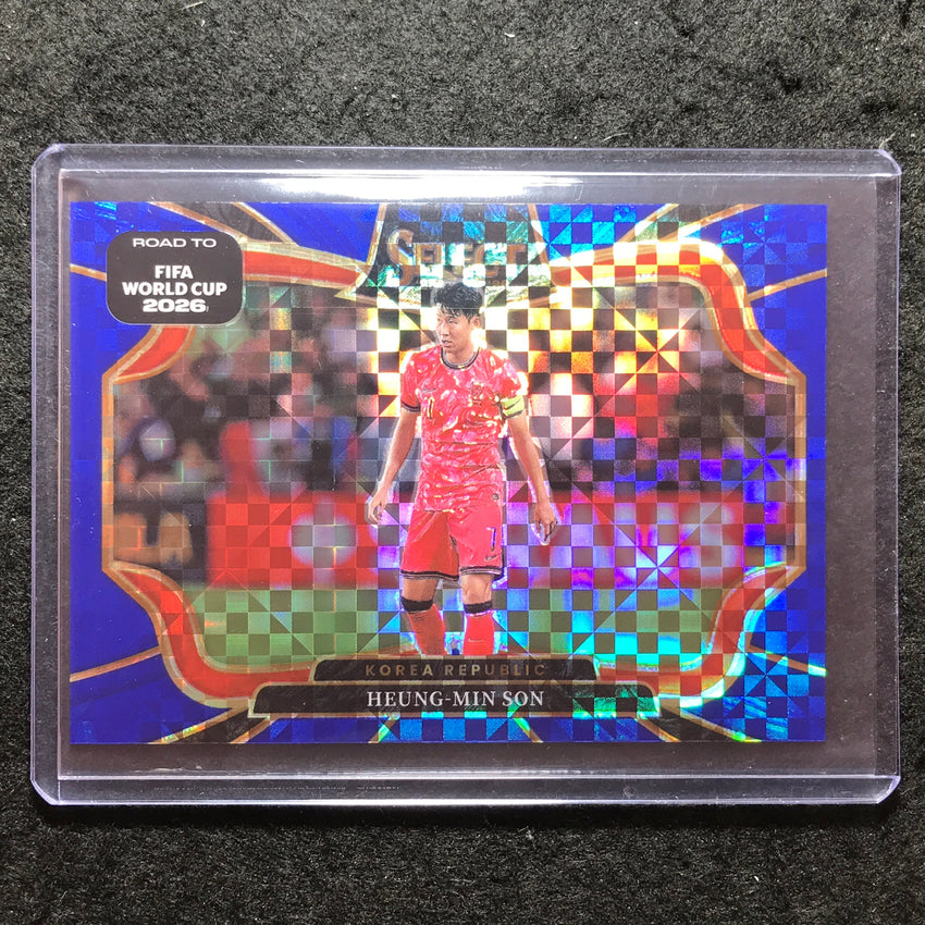 2025-26 Select Road to World Cup HEUNG-MIN SON Field Level Blue Checker #234