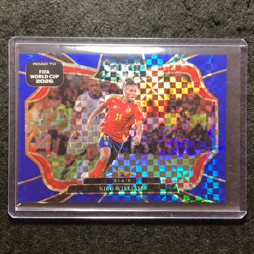 2025-26 Select Road to World Cup NICO WILLIAMS Field Level Blue Checker #243
