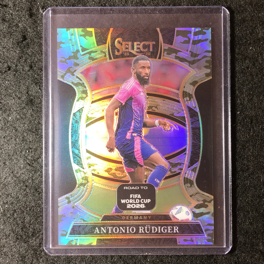 2025-26 Select Road to World Cup ANTONIO RUDIGER Terrace Camo 20/199 #4