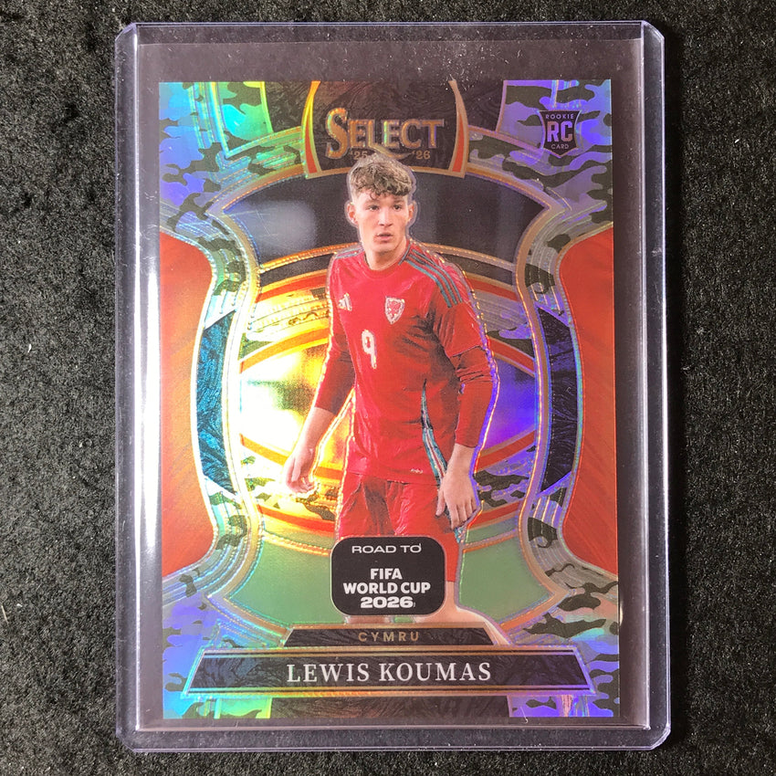 2025-26 Select Road to World Cup LEWIS KOUMAS Rookie Terrace Camo 153/199 #7