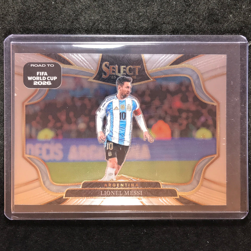 2025-26 Select Road to World Cup LIONEL MESSI Field Level Base #210