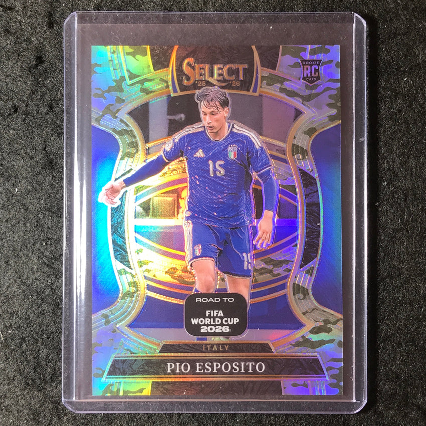 2025-26 Select Road to World Cup PIO ESPOSITO Rookie Terrace Camo 106/199 #31