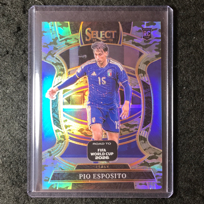 2025-26 Select Road to World Cup PIO ESPOSITO Rookie Terrace Camo 166/199 #31