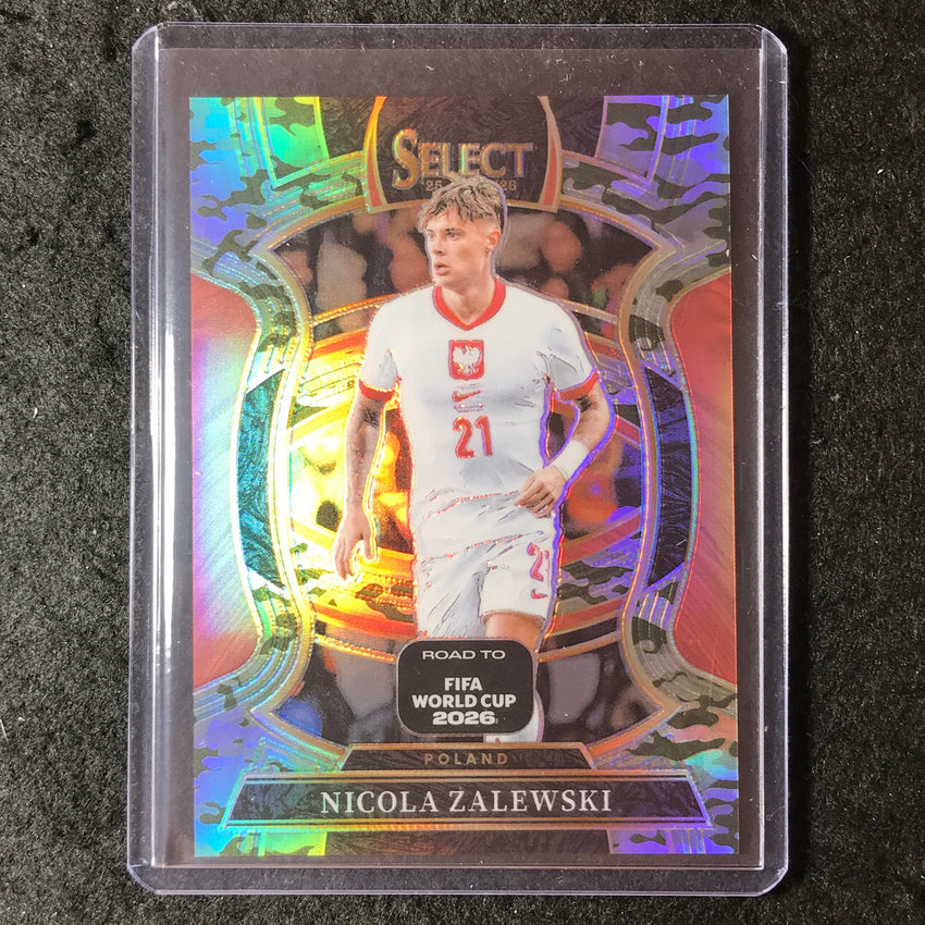 2025-26 Select Road to World Cup NICOLA ZALEWSKI Terrace Camo 182/199 #38