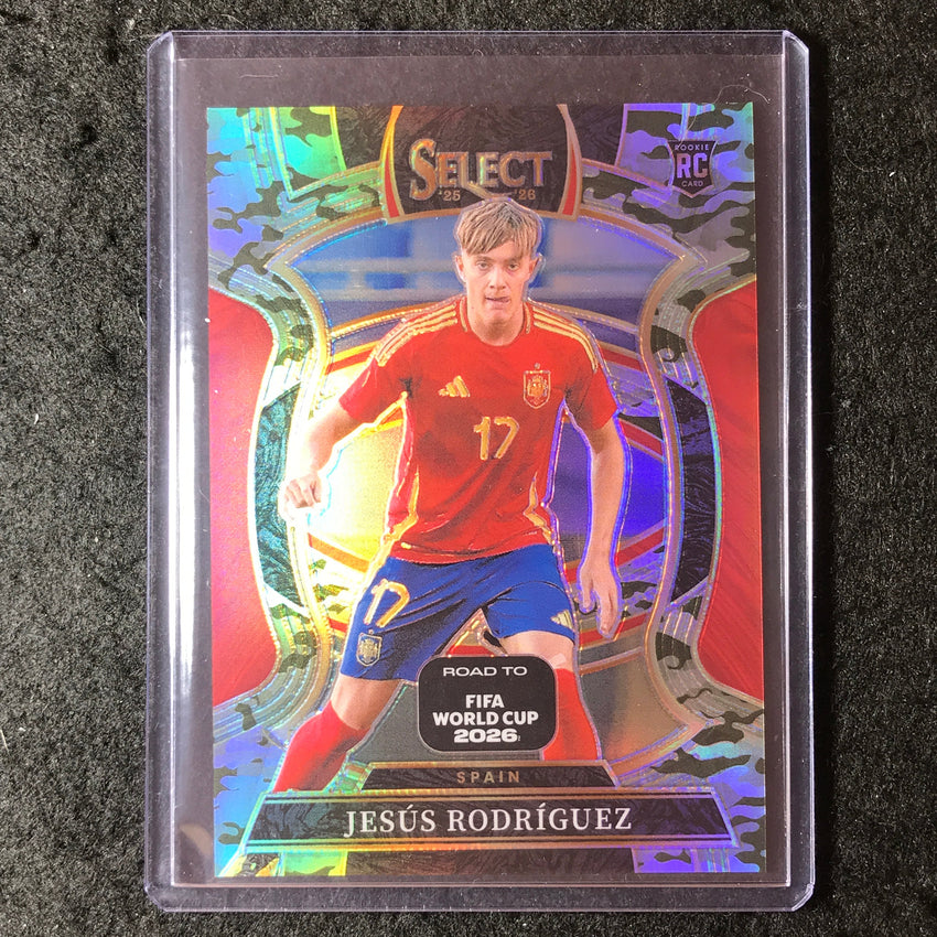 2025-26 Select Road to World Cup JESUS RODRIGUEZ Rookie Terrace Camo 197/199 #72