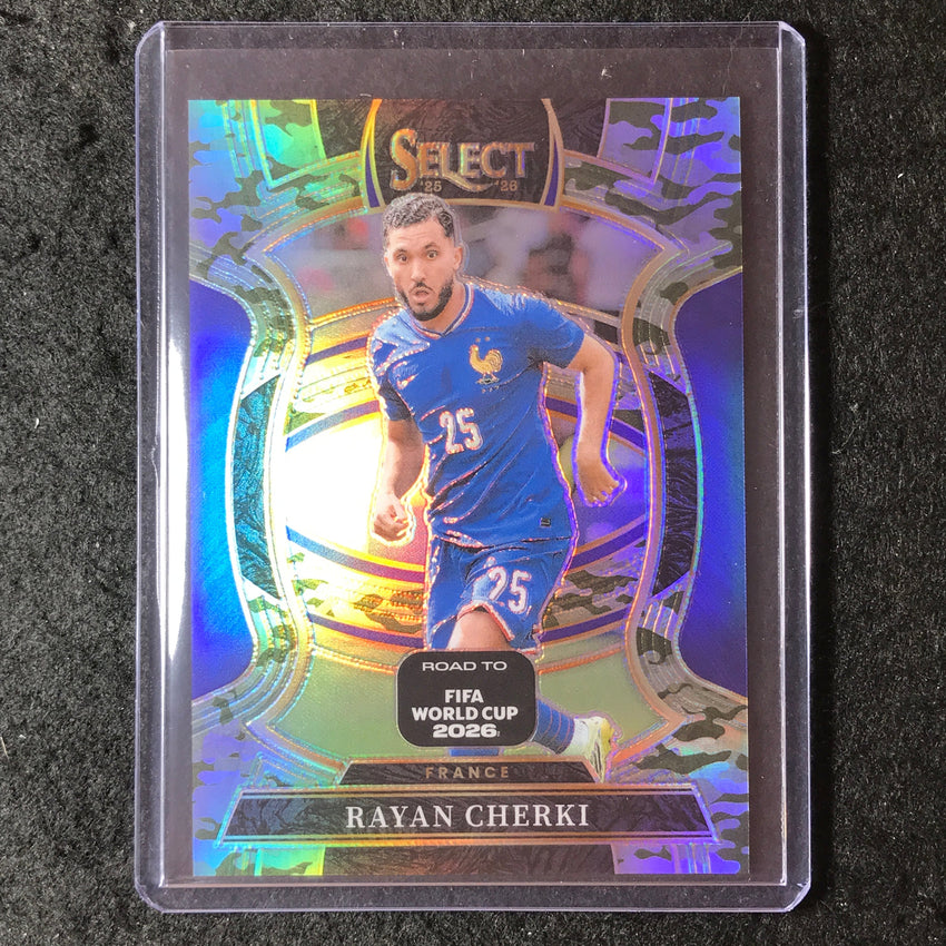 2025-26 Select Road to World Cup RAYAN CHERKI Terrace Camo 37/199 #78