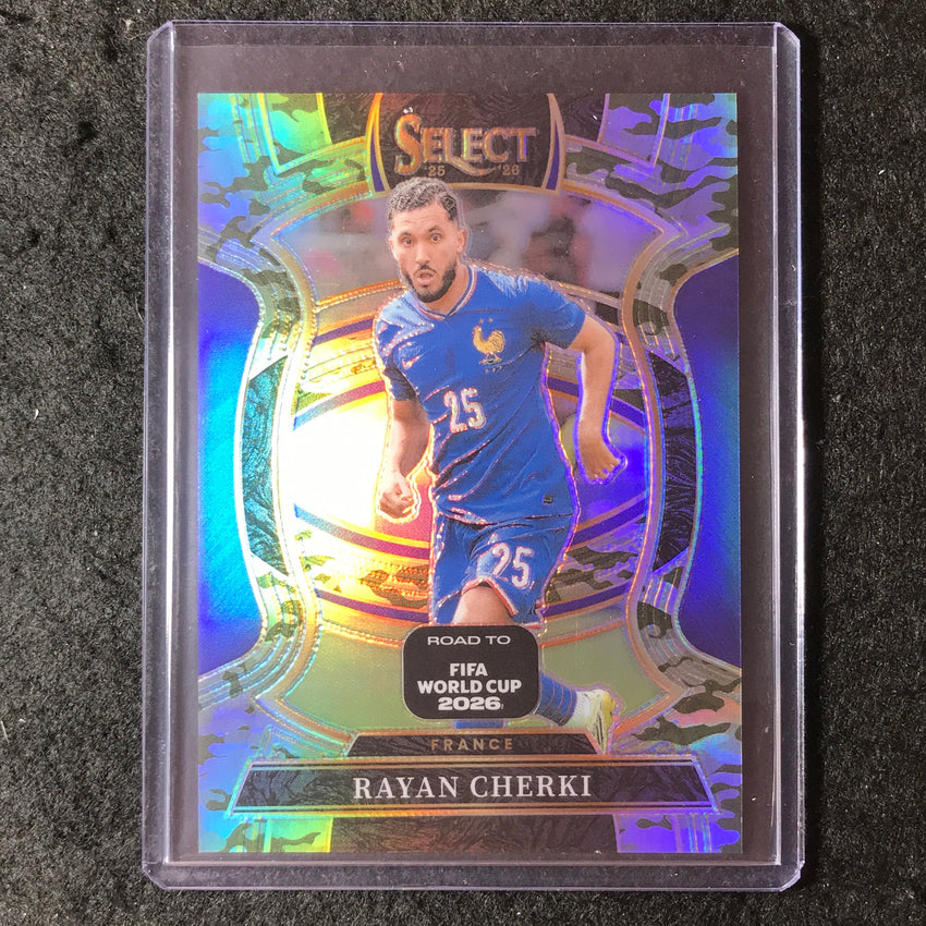 2025-26 Select Road to World Cup RAYAN CHERKI Terrace Camo 99/199 #78