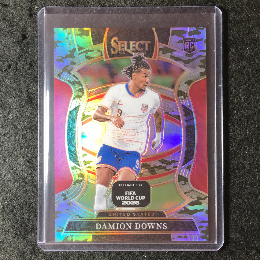 2025-26 Select Road to World Cup DAMION DOWNS Rookie Terrace Camo 37/199 #85
