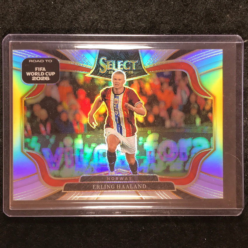 2025-26 Select Road to World Cup ERLING HAALAND Field Level Silver #218