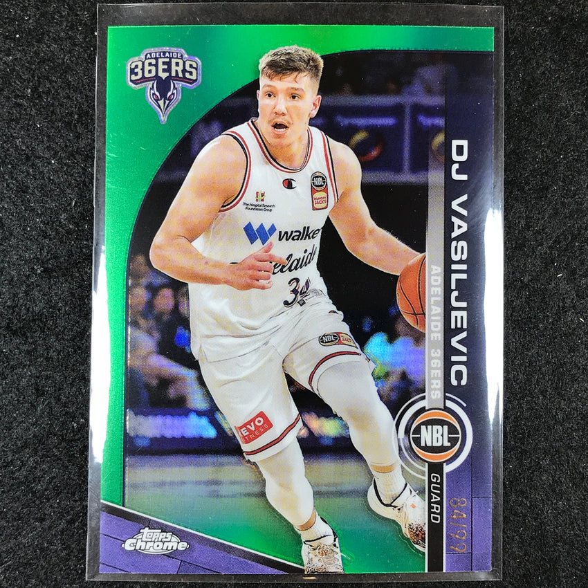 2023-24 Topps Chrome NBL DJ VASILJEVIC Base Green 84/99 #8