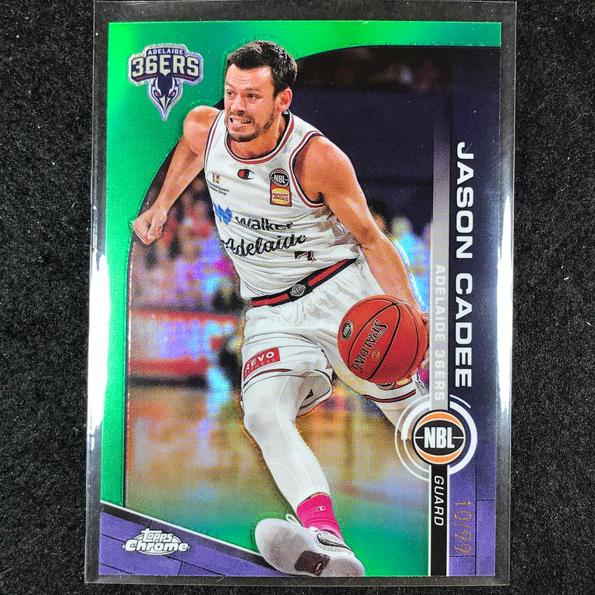 2023-24 Topps Chrome NBL JASON CADEE Base Green 10/99 #10