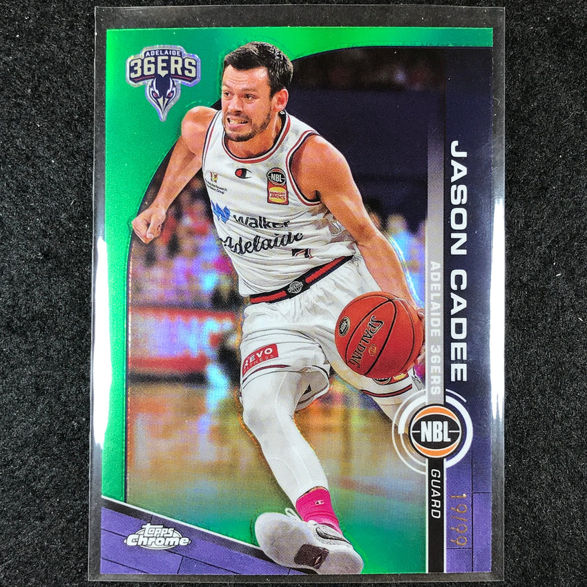 2023-24 Topps Chrome NBL JASON CADEE Base Green 19/99 #10