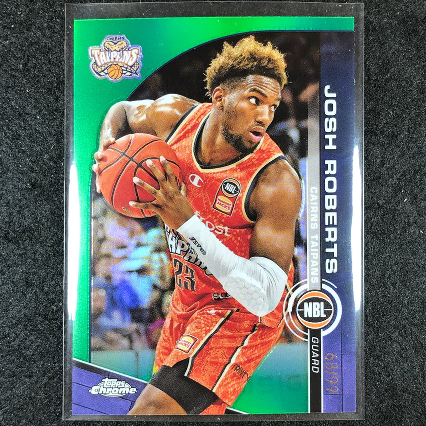 2023-24 Topps Chrome NBL JOSH ROBERTS Base Green 68/99 #21