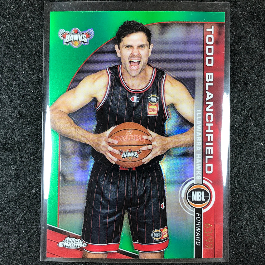 2023-24 Topps Chrome NBL TODD BLANCHFIELD Base Green 63/99 #37
