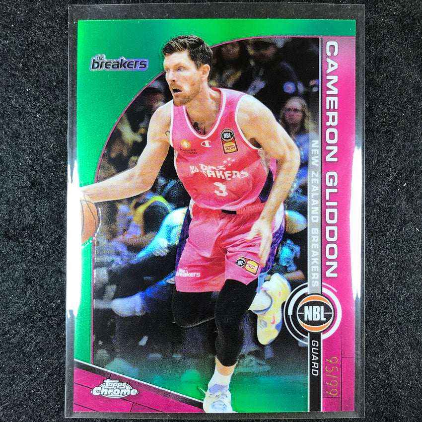 2023-24 Topps Chrome NBL CAMERON GLIDDON Base Green 95/99 #53