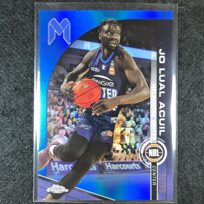 2023-24 Topps Chrome NBL JO LUAL ACUIL Base Blue 32/75 #46