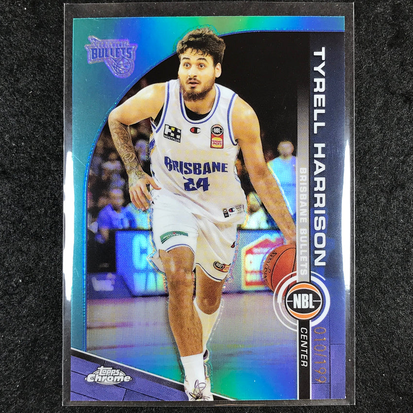 2023-24 Topps Chrome NBL TYRELL HARRISON Base Aqua 10/199 #20