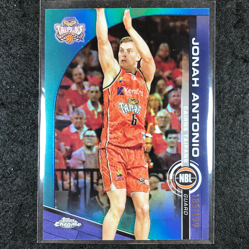 2023-24 Topps Chrome NBL JONAH ANTONIO Base Aqua 185/199 #24